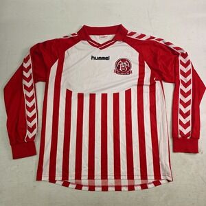 Aalborg BK Jersey Home Football Shirt 2006 - 2009 Multicolor Hummel Men's XL EUC